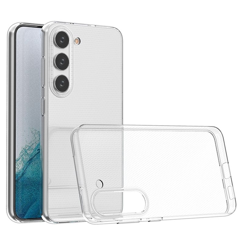 tectTech Samsung Galaxy S23 Tunt TPU-skal, Genomskinlig - Prisvärt mobilskal av hög kvalitet