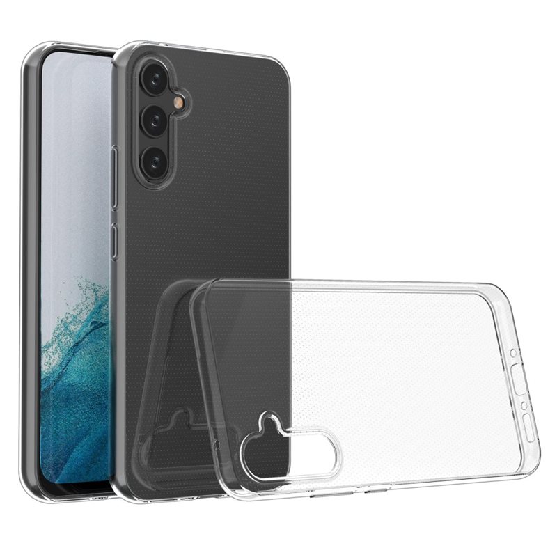 tectTech Samsung Galaxy A34 Tunt TPU-skal, Genomskinlig - Prisvärt mobilskal av hög kvalitet