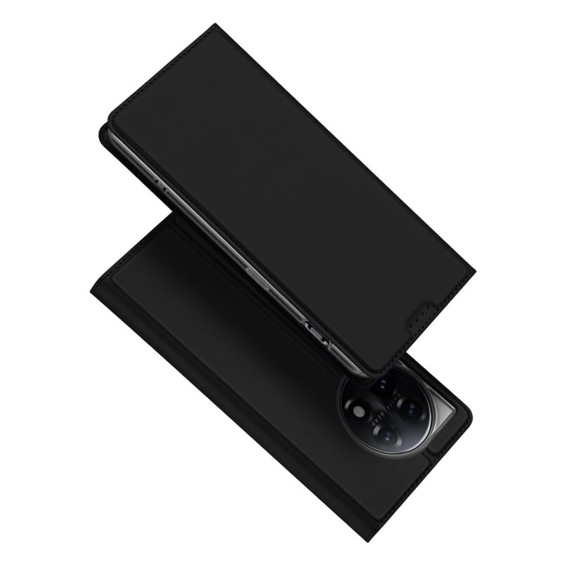 Dux Ducis OnePlus 11 Slimmat mobilfodral, Svart - Tunt mobilfodral med korthållare