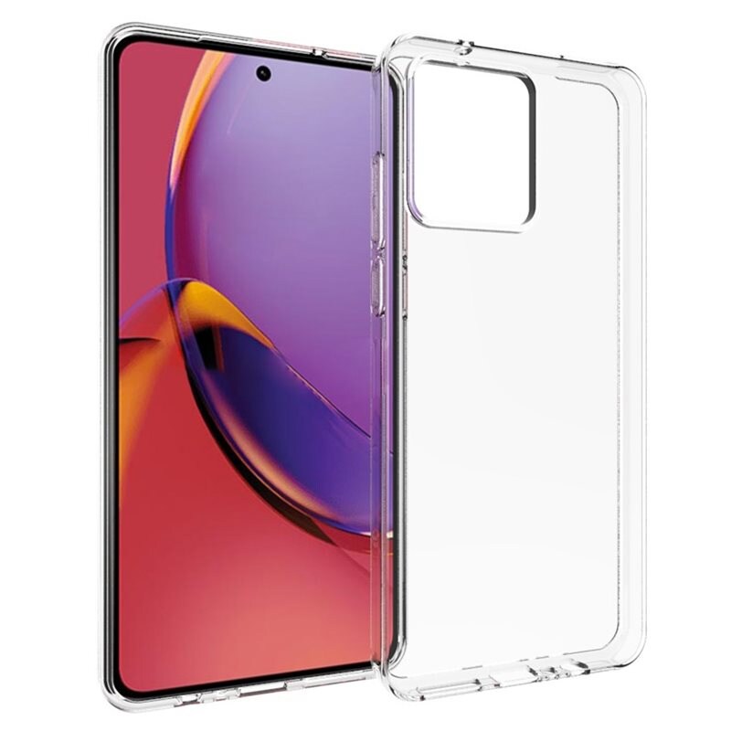 tectTech Motorola Moto G84 Tunt TPU-skal, Genomskinlig - Prisvärt mobilskal av hög kvalitet