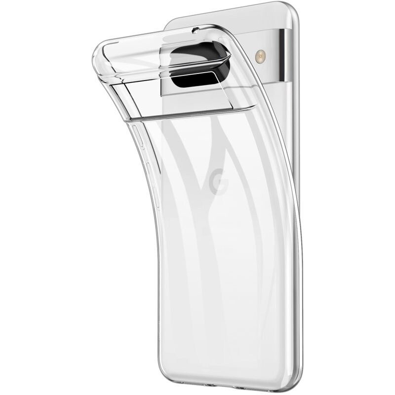 tectTech Google Pixel 8 Tunt TPU-skal, Genomskinlig - Prisvärt mobilskal av hög kvalitet