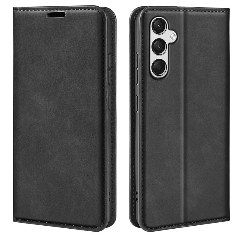 Samsung Galaxy A25 Slimmat fodral med kortfack, Svart - Plånboksfodral i slimmad design