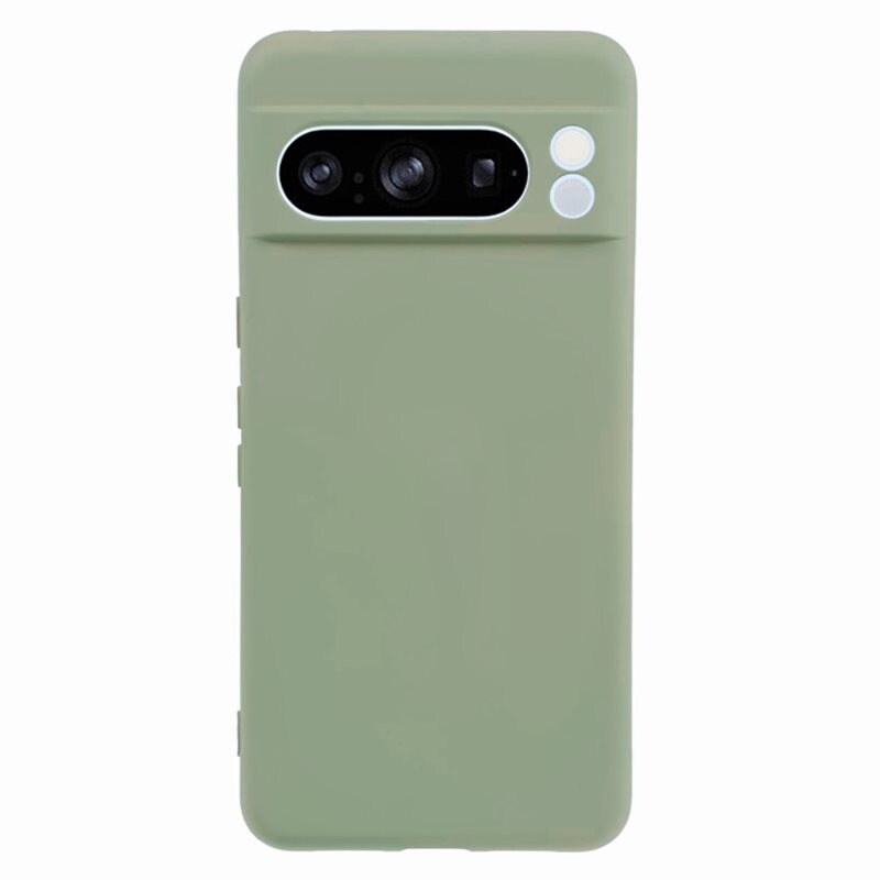Google Pixel 8 Pro Mobilskal i TPU, Grön - Snyggt skal med skydd för linserna