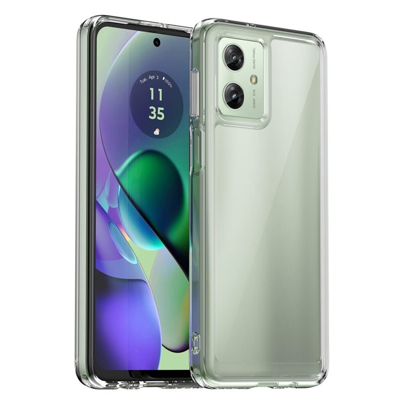 tectTech Motorola Moto G54 Crystal Hybrid-skal, transparent