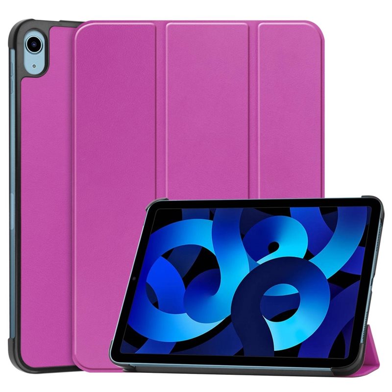 Apple iPad 10.9 10th Gen (2022) Tri-Fold Fodral, Lila - Skyddande fodral med stödfunktion