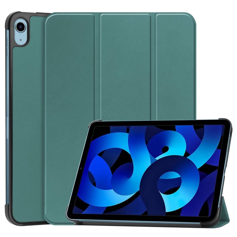 Apple iPad 10.9 10th Gen (2022) Tri-Fold Fodral, Grön - Skyddande fodral med stödfunktion