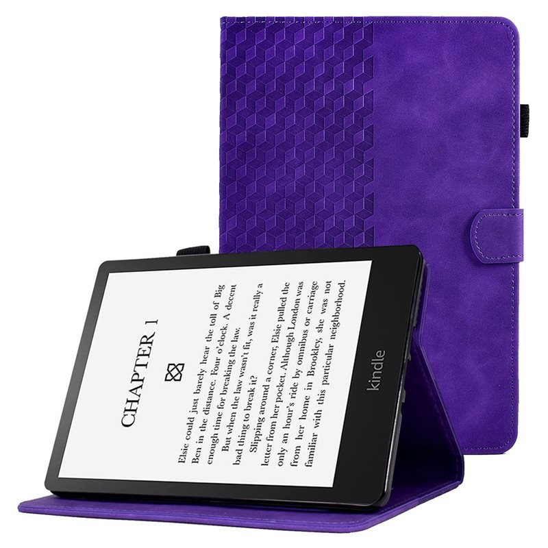 Amazon Kindle Paperwhite 11th gen (2021) Snyggt fodral med kortfack, lila - Skyddande skal