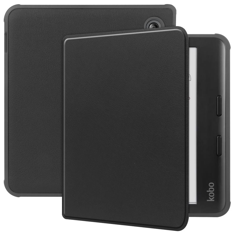 Kobo Libra Colour Skyddande fodral, svart - Skyddande fodral