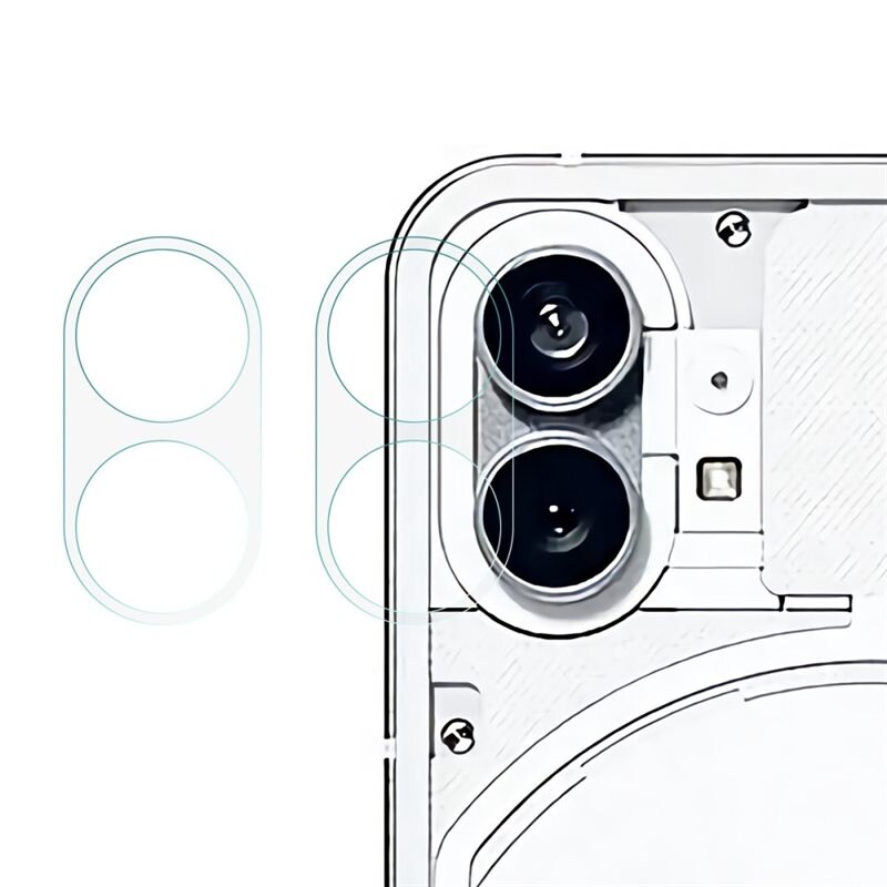Nothing Phone 1 Linsskydd i Härdat glas (2-pack) - Kameraskydd