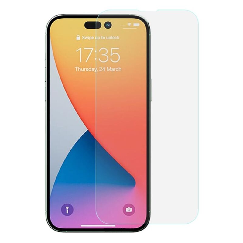iPhone 14 Pro Skärmskydd i härdat glas - Tunt skärmskydd i tåligt härdat glas