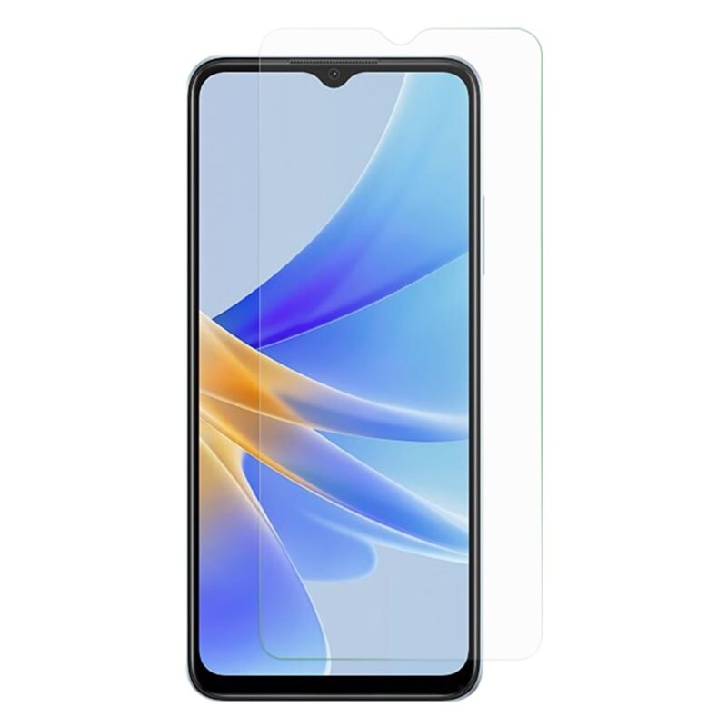 Oppo A17k Skärmskydd i härdat glas - Tunt skärmskydd i tåligt härdat glas