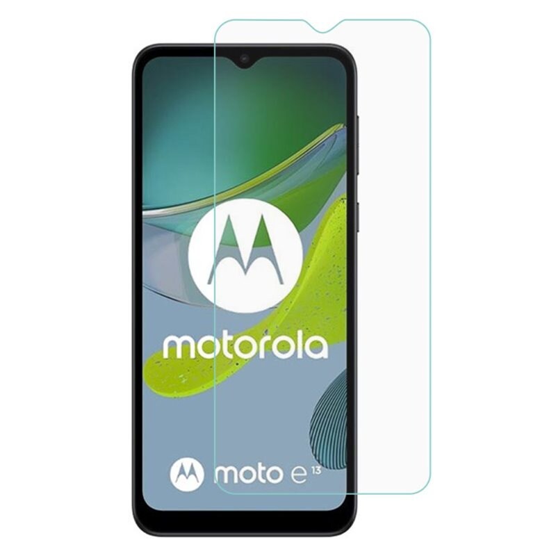 Motorola Moto E13 Skärmskydd i härdat glas - Tunt skärmskydd i tåligt härdat glas