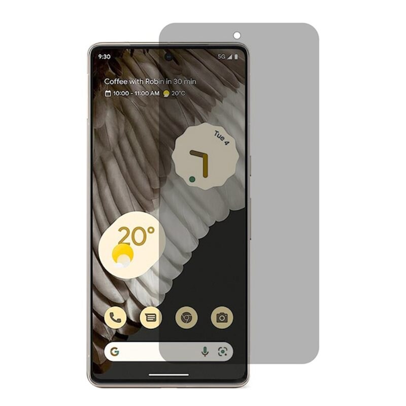 Google Pixel 8 Anti-spy skärmskydd i glas - Skärmskydd med sekretessfilter - Skydda din integritet