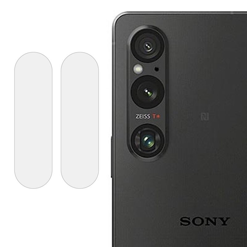 Sony Xperia 1 V Linsskydd i Härdat glas (2-pack) - Kameraskydd