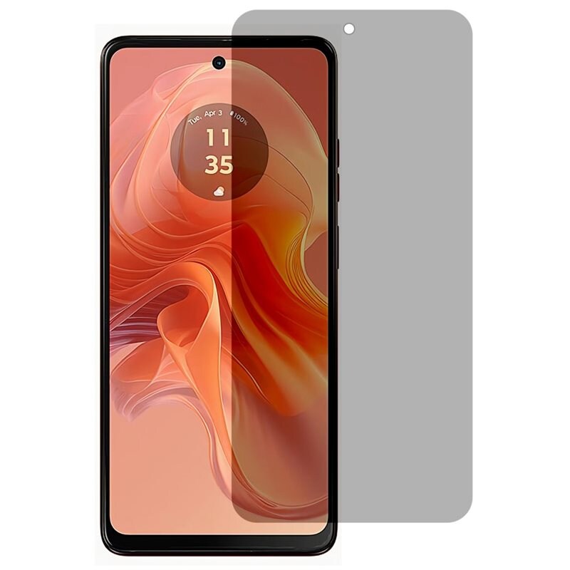 Motorola Moto G24 Power Anti-spy skärmskydd i glas - Skärmskydd med sekretessfilter - Skydda din integritet