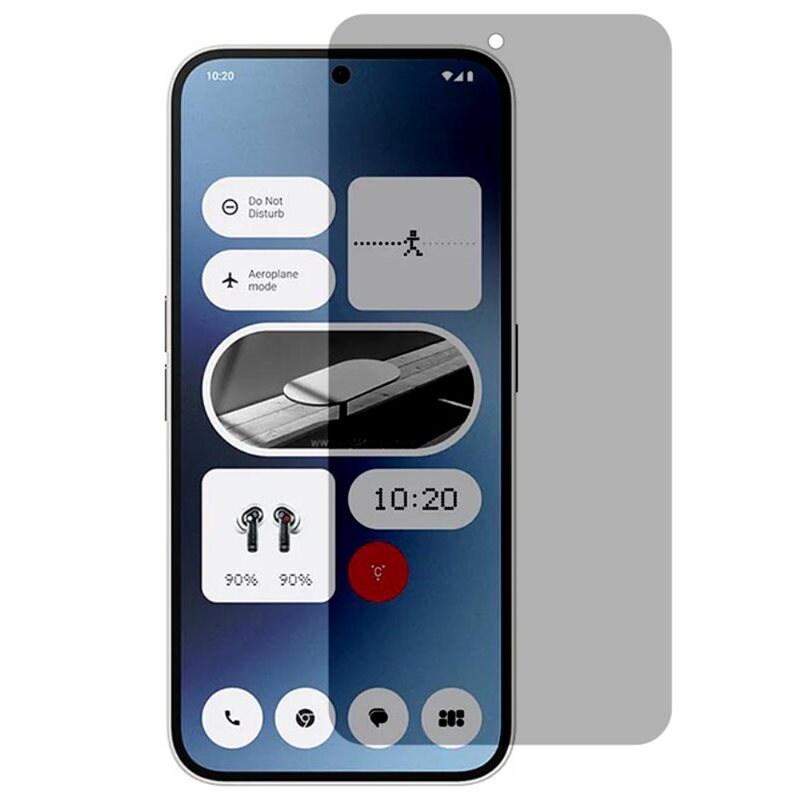 Nothing Phone 2a Anti-spy skärmskydd i glas - Skärmskydd med sekretessfilter - Skydda din integritet