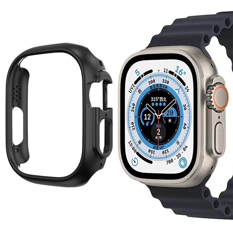 Apple Watch Ultra 49mm 1st Gen Skal, Svart - Skyddande skal