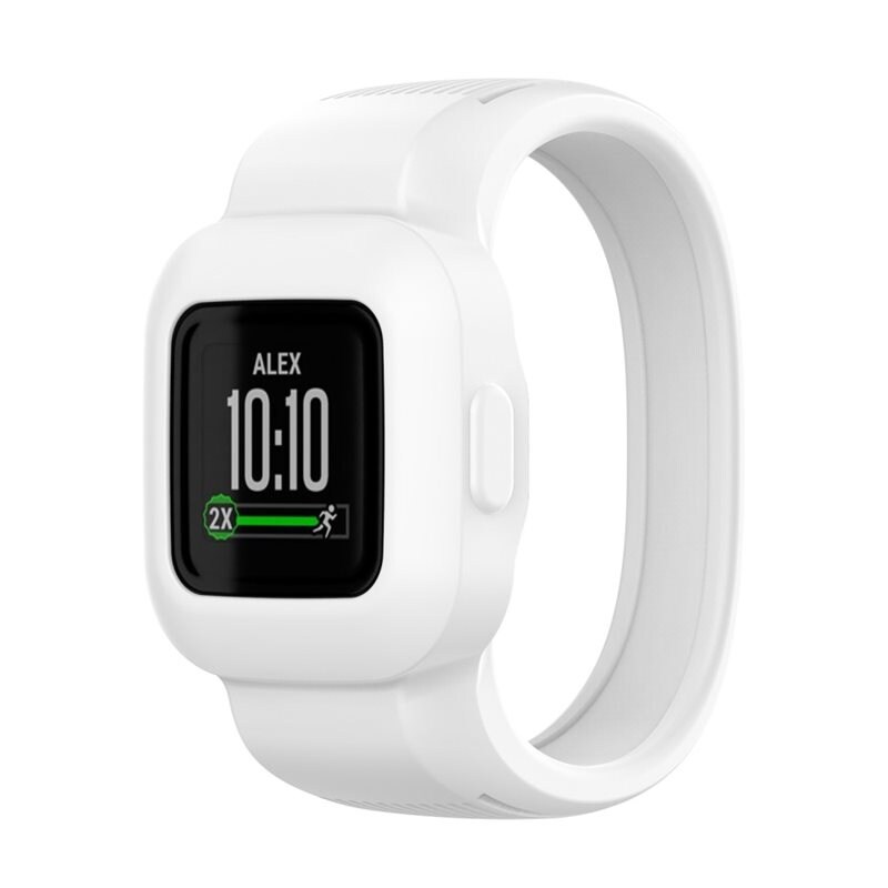 Garmin Vivofit Jr. 3 Armband i silikon, vit - Sportigt armband perfekt för träningen