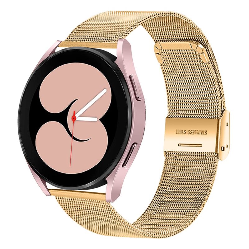Samsung Galaxy Watch 7 40mm Armband i mesh, guld - Snyggt armband i lyxig design