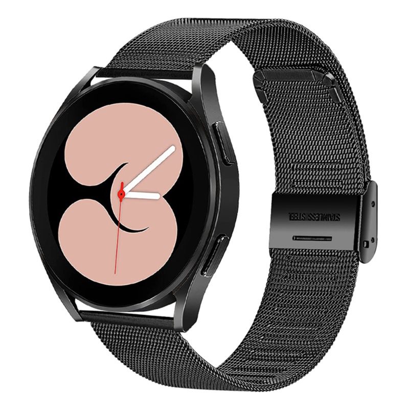 Samsung Galaxy Watch 6 44mm Armband i mesh, svart - Snyggt armband i lyxig design