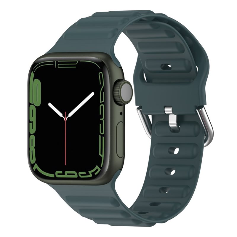 Apple Watch 38mm Sportigt armband i silikon, grön - Sportigt armband i fin färg