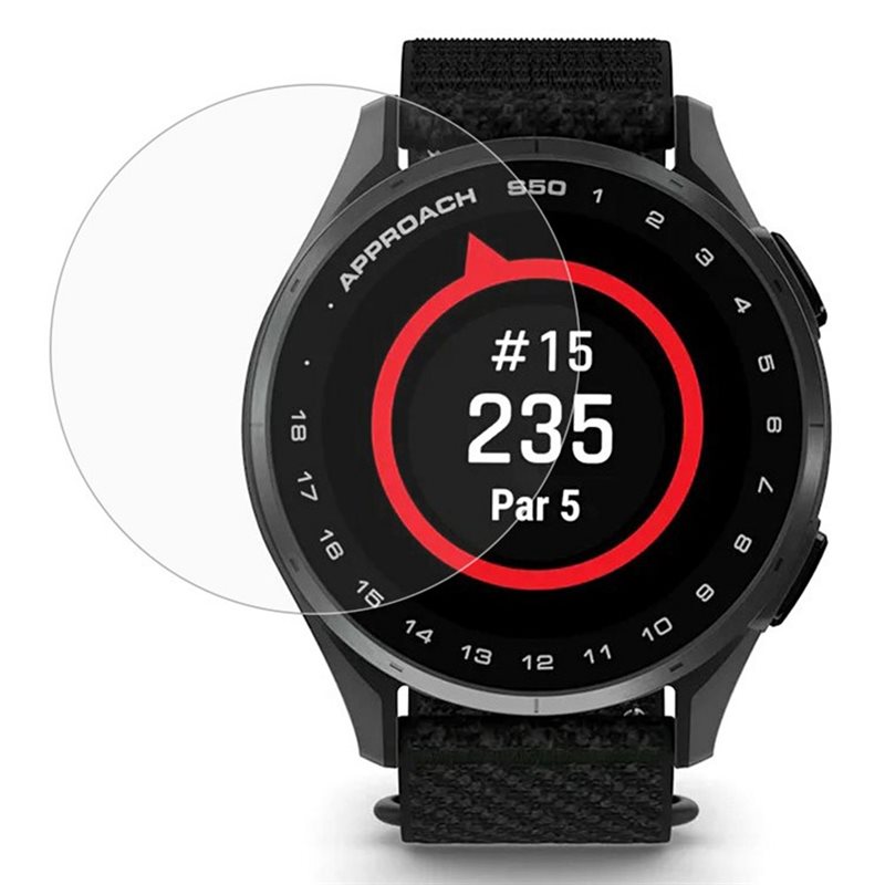Garmin Approach S50 Skärmskydd i härdat glas - Skärmskydd som skyddar mot repor och slitage