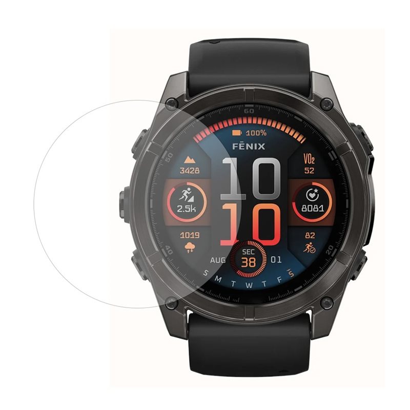Garmin Tactix 8 51mm Skärmskydd - Skyddsfilm - Skydda skärmen från repor och slitage - Enkel montering