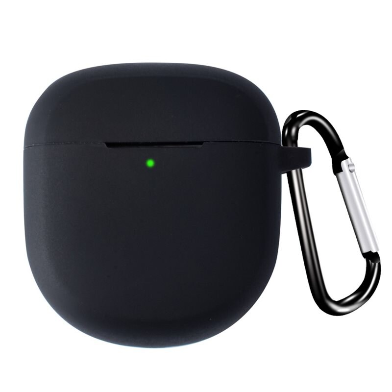 Bose QuietComfort Earbuds II Silikonskal + karbinhake, svart - Skydda och håll koll på dina hörlurar