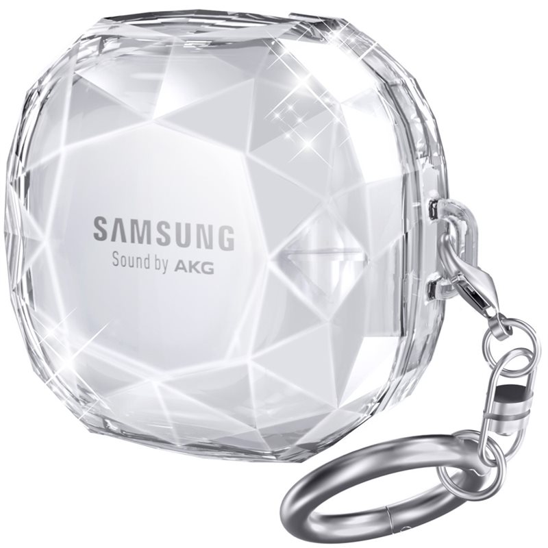 Ahastyle Samsung Galaxy Buds FE Skal diamant, transparent - Transparent skal