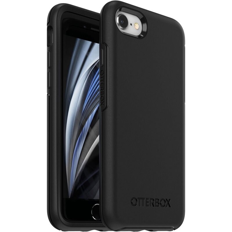 Otterbox iPhone SE (2022) Stöttåligt skal Symmetry, svart - Mobilskal av hög kvalitet