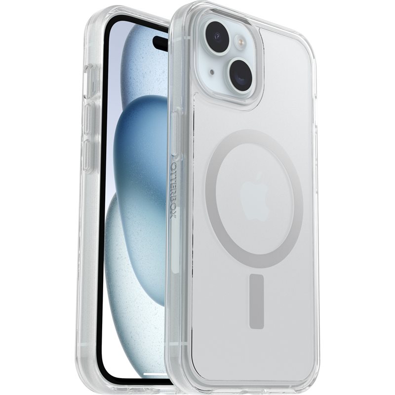 Otterbox iPhone 13 Stöttåligt MagSafe-skal Symmetry Plus, Genomskinlig