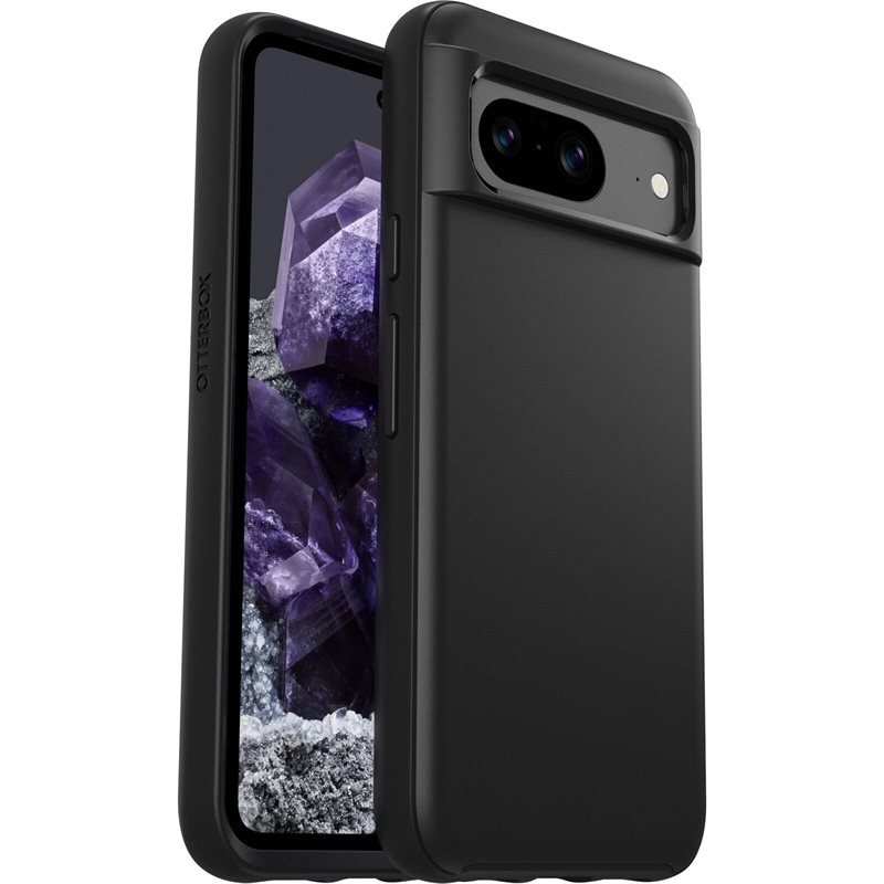 Otterbox Google Pixel 8 Stöttåligt skal Symmetry, Svart - Mobilskal av hög kvalitet