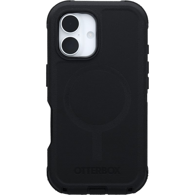 Otterbox iPhone 16 Defender - Robust MagSafe mobilskal med hög skyddsfaktor, svart