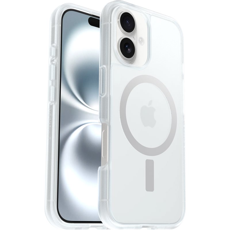 Otterbox iPhone 16 Tunt MagSafe skal React, genomskinlig