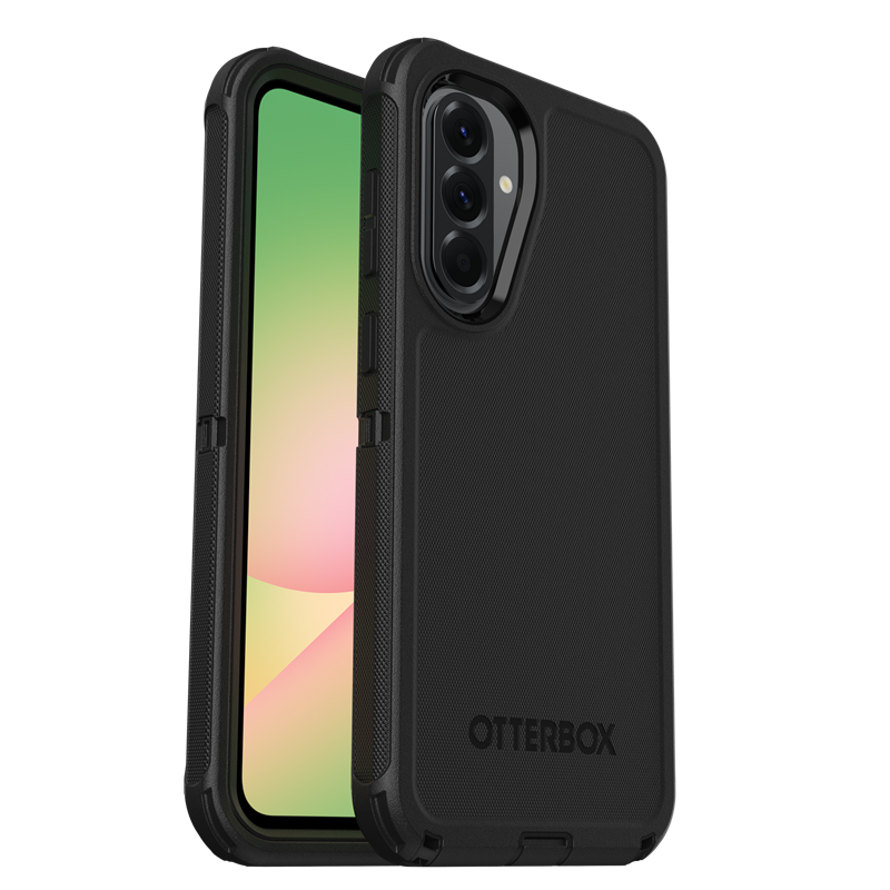 Otterbox Samsung Galaxy A56 Defender - Robust mobilskal med hög skyddsfaktor, Svart - Skal med extremt stötskydd. Hölster med bältesklämma ingår