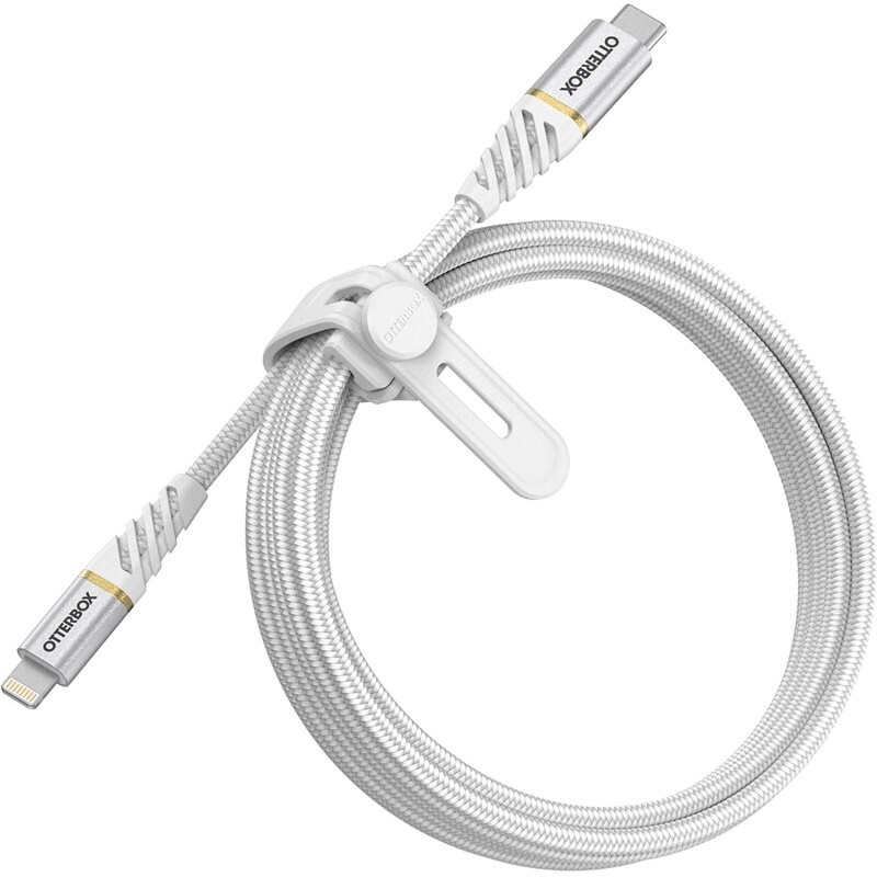 Otterbox USB-C till Lightning Premium Fast Charge kabel 2m, White