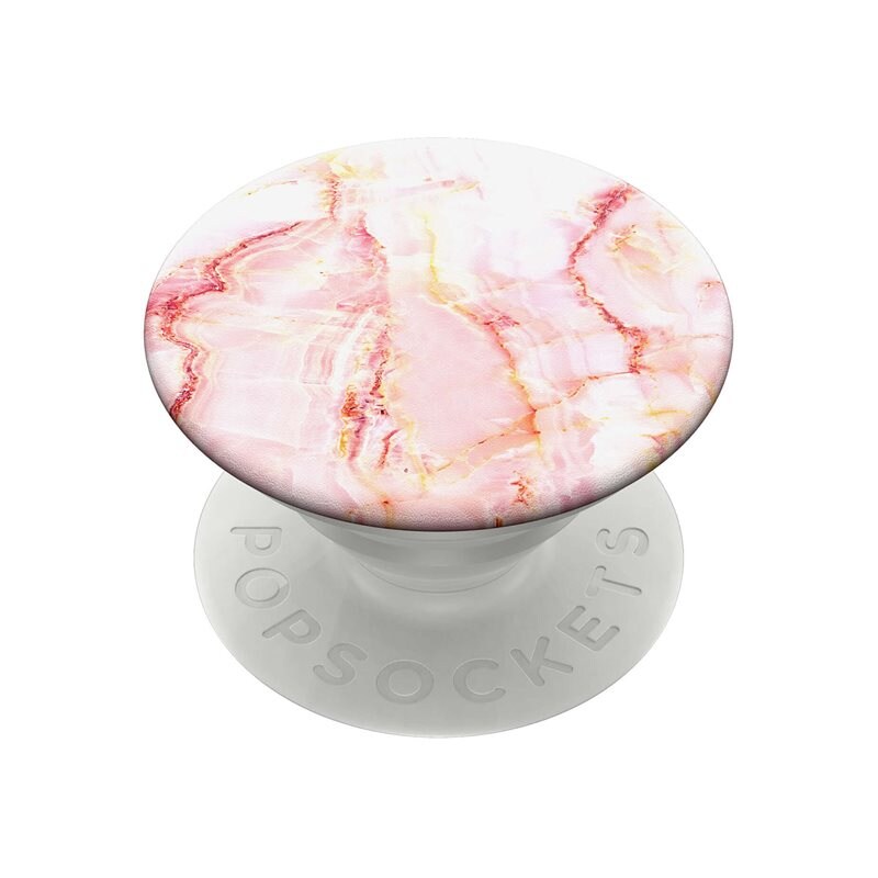 PopSockets PopGrip Mobilhållare / ställ med avtagbar top, Rose Marble - Mobilhållare