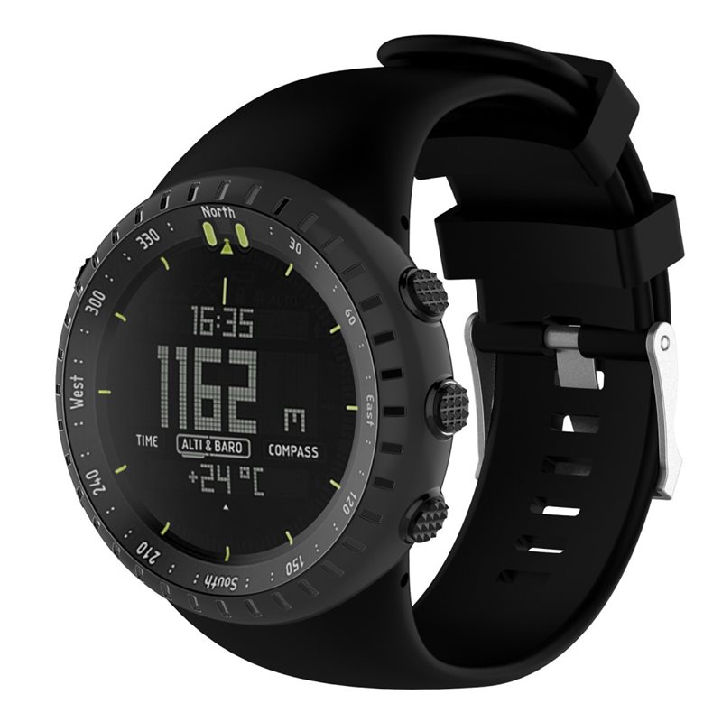 Suunto Core Armband i silikon, Svart - Sportigt armband perfekt för träningen
