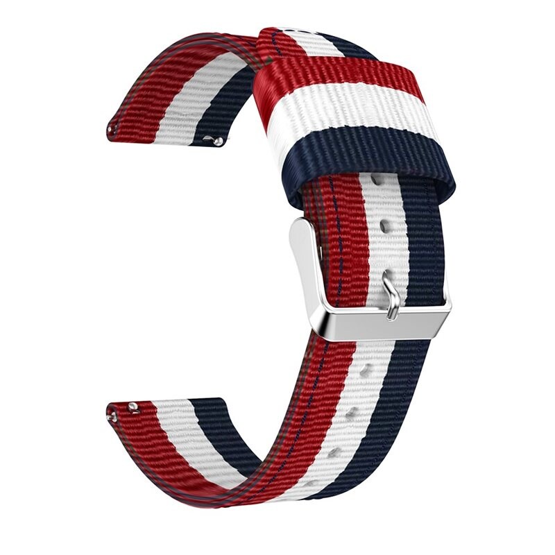 Coros Pace 3 Armband i nylon, blå/vit/röd