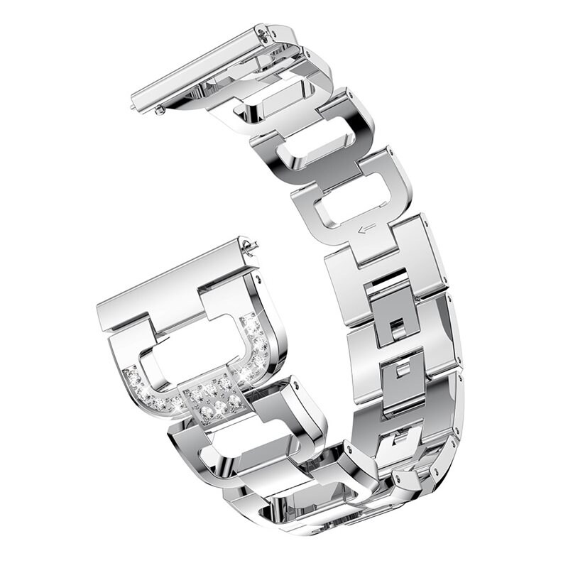 Suunto 5 Peak Lyxigt armband med glittrande stenar, silver - Snyggt armband med vackra stenar