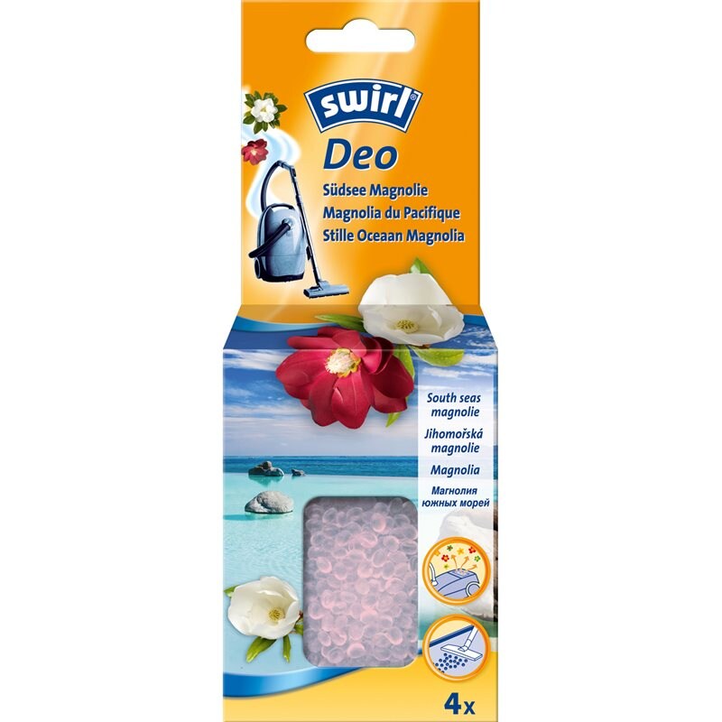 Swirl Dammsugardeo Pärlor Magnolia (4-pack)