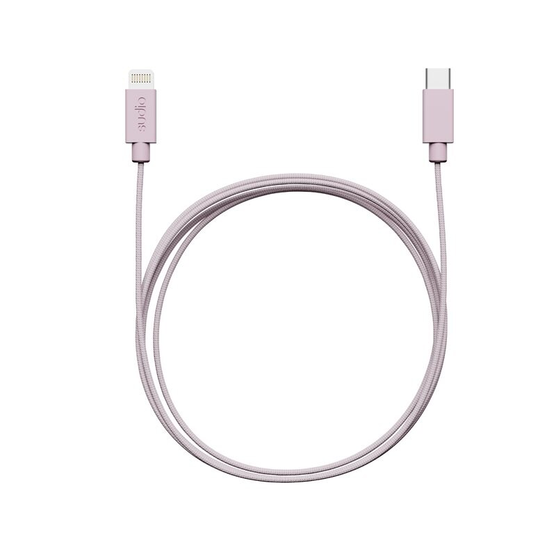 Sudio C1 Laddningskabel USB-C till Lightning 1.8 m, Rosa