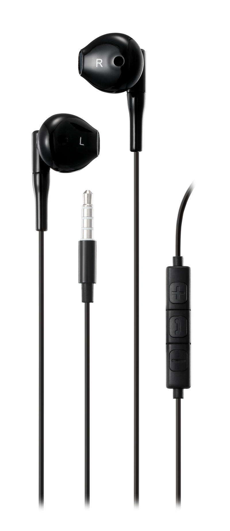 Streetz Hörlurar Semi-in-ear 3.5mm, svart