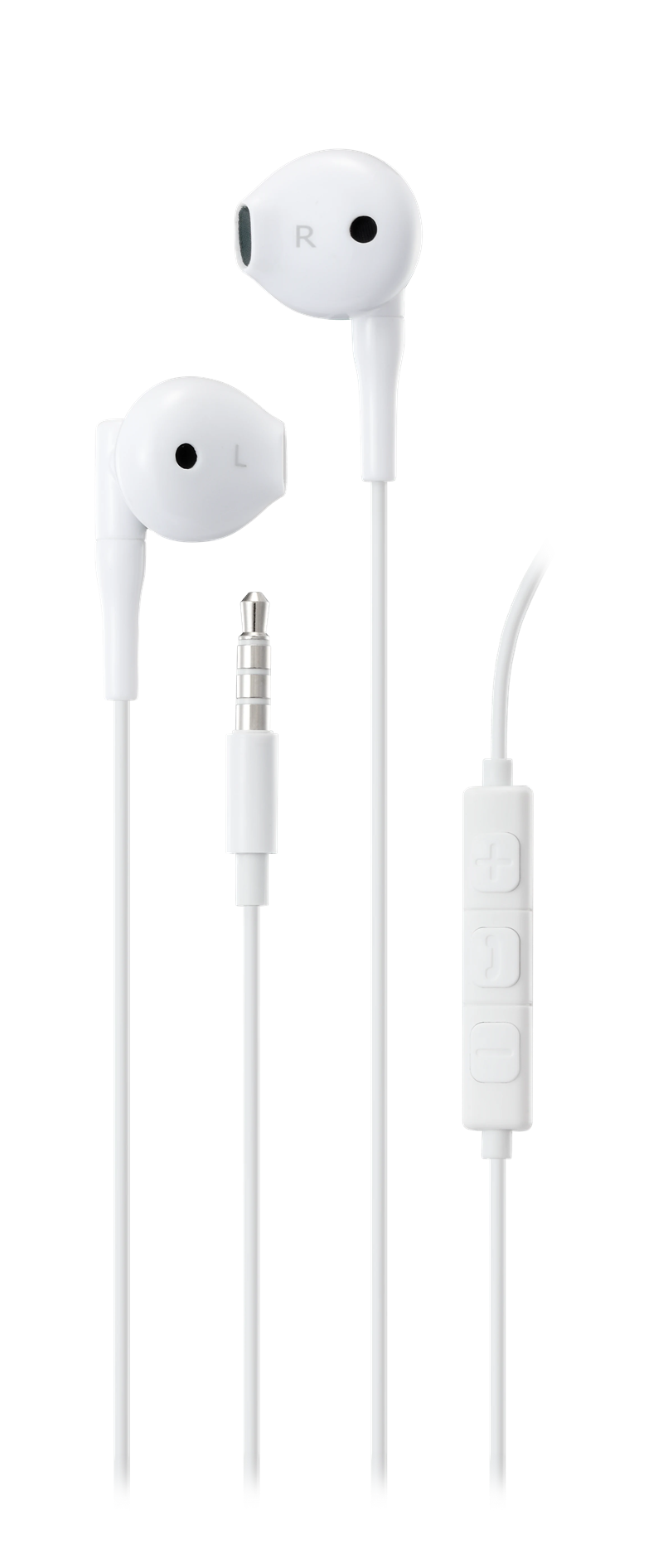 Streetz Hörlurar Semi-in-ear 3.5mm, vit