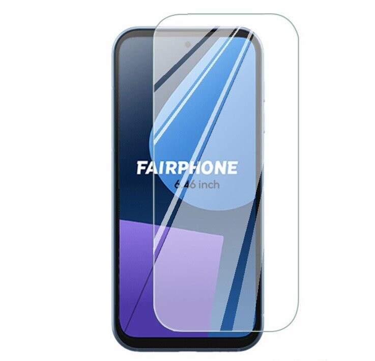 Fairphone 5 Skärmskydd i härdat glas - Tunt skärmskydd i tåligt härdat glas