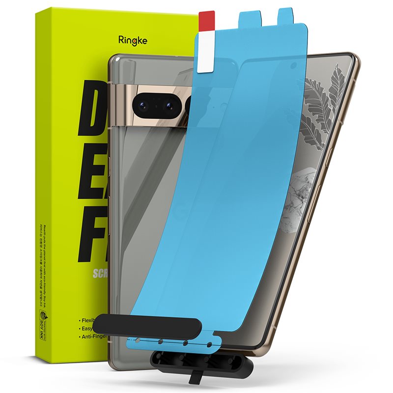 Ringke Google Pixel 7 Pro Skärmskydd skyddsfilm - Dual Easy (2-pack) - Skärmskydd med monteringsverktyg för perfekt passform