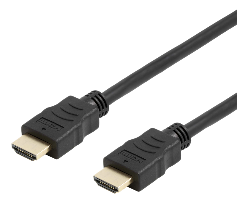 Deltaco Flexibel HDMI-kabel höghastighet 4K UHD 60Hz 2m