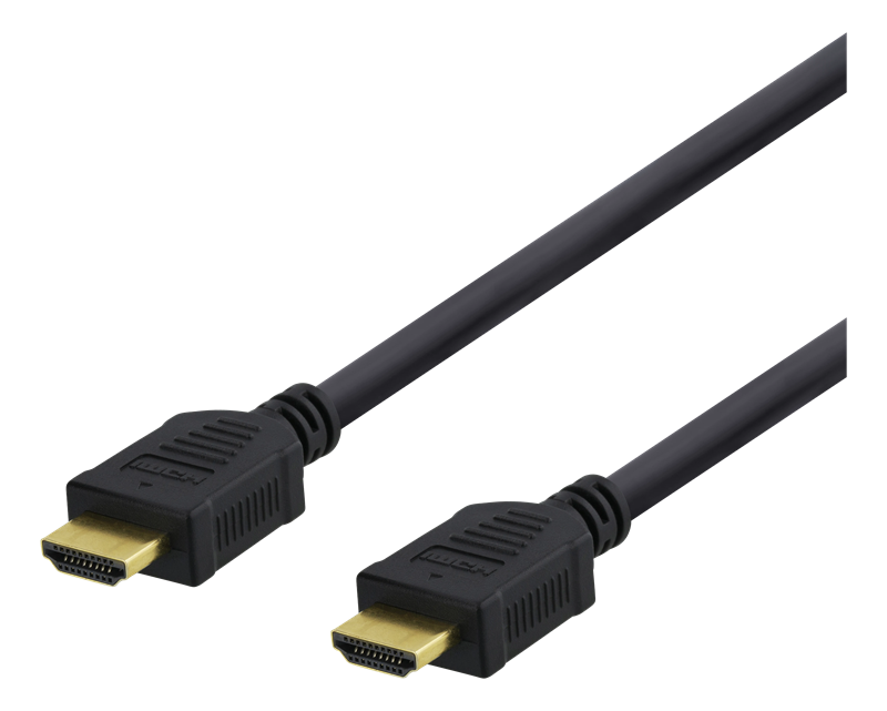 Deltaco HDMI-kabel höghastighet med Ethernet 4K UHD 10m