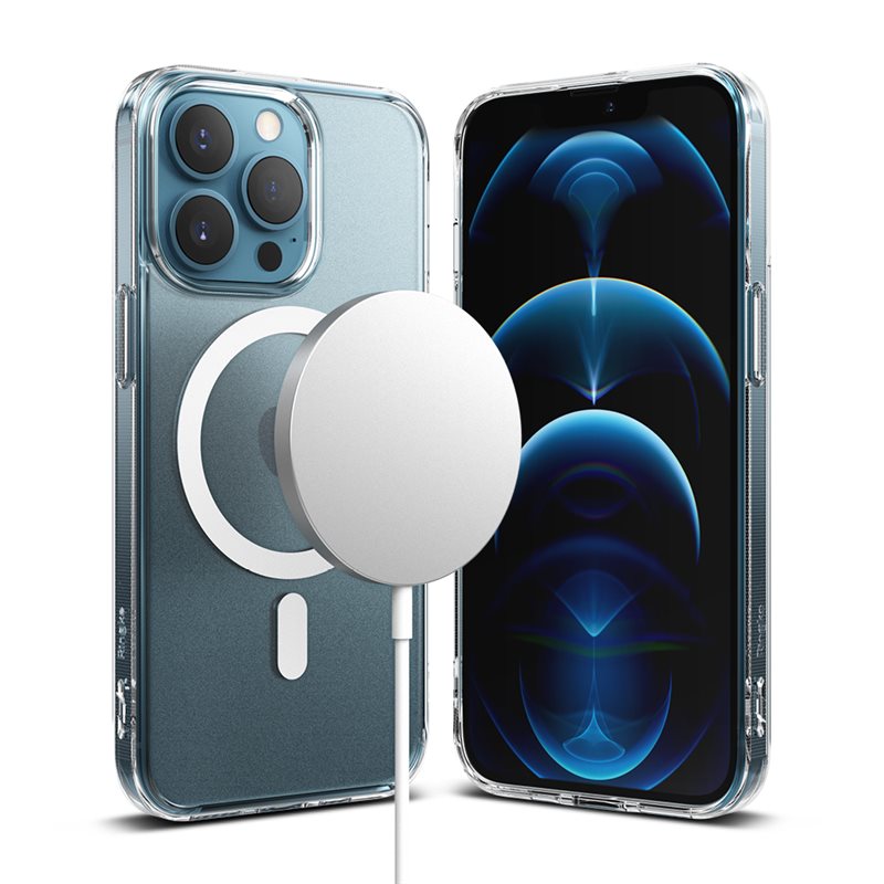 Ringke iPhone 12/iPhone 12 Pro Fusion MagSafe skal, Genomskinlig - Mobilskal med MagSafe