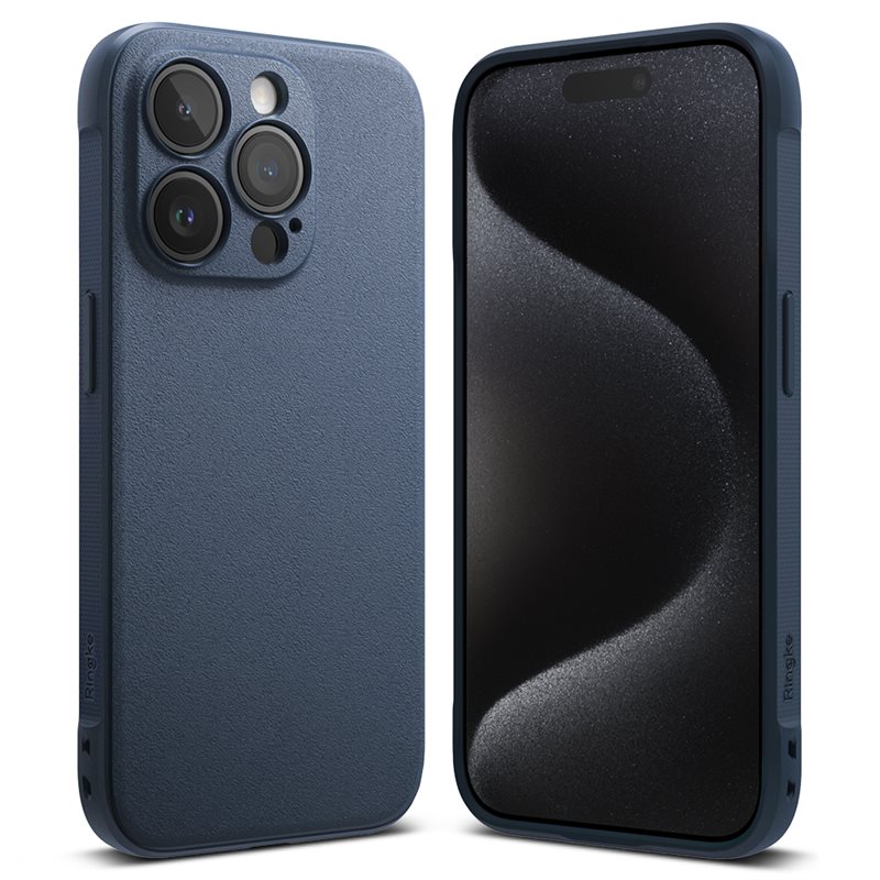 Ringke iPhone 15 Pro Onyx Skal, Navy - Mobilskal i snygg design